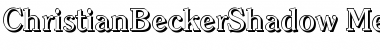 ChristianBeckerShadow-Medium Regular Font