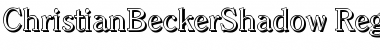 ChristianBeckerShadow Regular Font