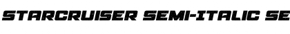 Starcruiser Semi-Italic Font