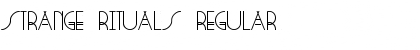 Strange Rituals Regular Font