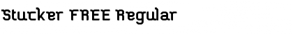 Stucker FREE Regular Font