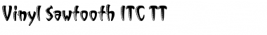 Download Vinyl Sawtooth ITC TT Font