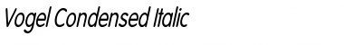 Vogel Condensed Italic