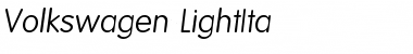 Volkswagen-LightIta Regular Font