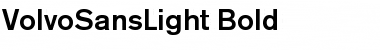 VolvoSansLight Bold Font