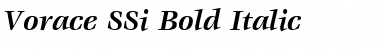 Vorace SSi Bold Italic