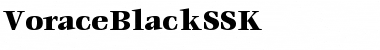 VoraceBlackSSK Normal Font