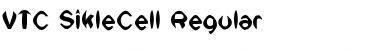 VTC SikleCell Regular Font