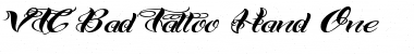 VTC-Bad Tattoo Hand One Regular Font