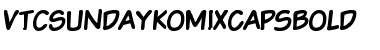 VTCSundaykomixcaps Bold Font