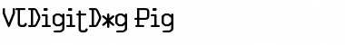 VTDigitDog Pig Font