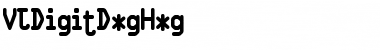 VTDigitDogHog Regular Font