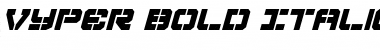Download Vyper Bold Italic Font
