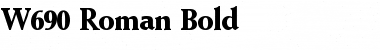 W690-Roman Bold Font