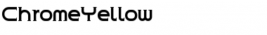 ChromeYellow Regular Font