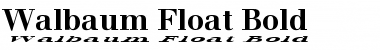 Walbaum Float Bold Font
