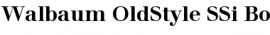 Walbaum OldStyle SSi Bold Oldstyle Figures Font