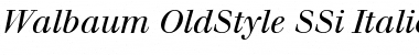 Walbaum OldStyle SSi Italic Oldstyle Figures