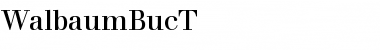 WalbaumBucT Regular Font