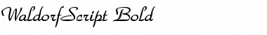 WaldorfScript Bold