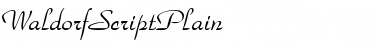 WaldorfScript Font