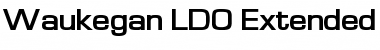 Waukegan LDO Font