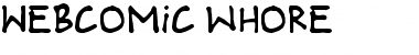 Download Webcomic whore Font