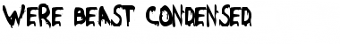 Were-Beast Condensed Condensed Font