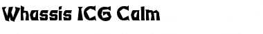 Whassis ICG Calm Font
