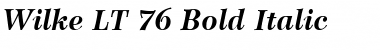 Wilke LT Roman Bold Italic