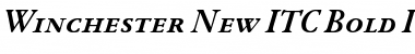 Winchester New ITC Bold Italic