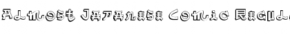 Almost Japanese Comic Font