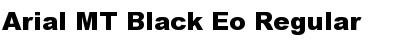 Arial MT Black Eo Font