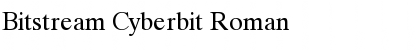 Bitstream Cyberbit Font