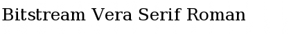 Bitstream Vera Serif Roman Font