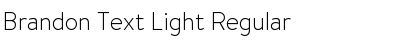 Brandon Text Light Regular Font