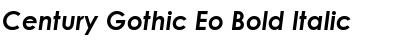 Century Gothic Eo Bold Italic