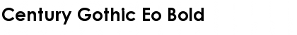 Century Gothic Eo Bold Font