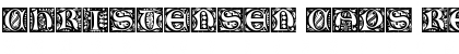 Christensen Caps Regular Font