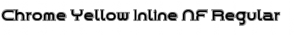 Chrome Yellow Inline NF Regular Font