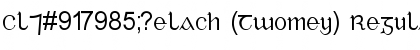 Cl󠇡?elach (Twomey) Font