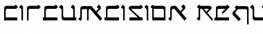 Circumcision Font