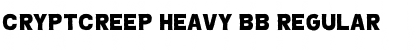 CryptCreep Heavy BB Font