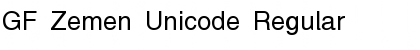 GF Zemen Unicode Font