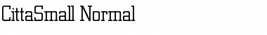 CittaSmall Font