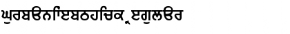 GurbaniWebThick Font