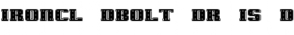 Download IronCladBoltedRaised SW Font