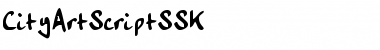 CityArtScriptSSK Regular Font