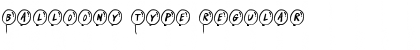 Balloony Type Font