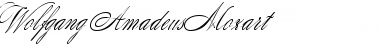 Wolfgang Amadeus Mozart Regular Font